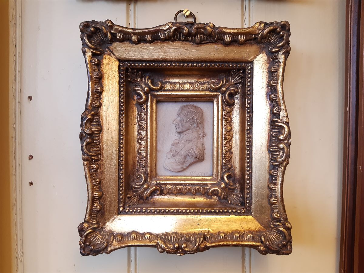 Marble Plaque Of Lord Nelson